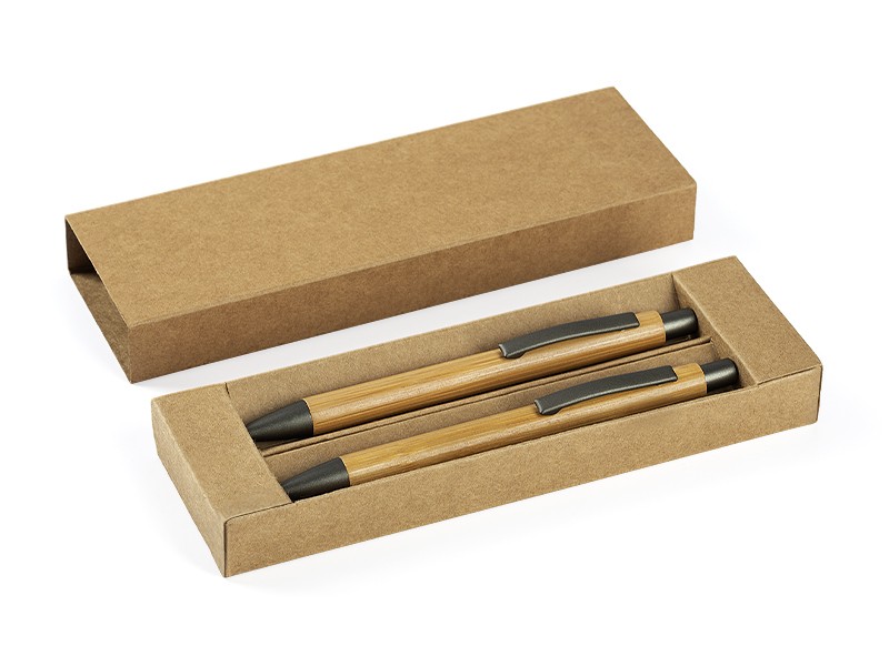 drvena hemijska i tehnička olovka u setu - BAMBOO
