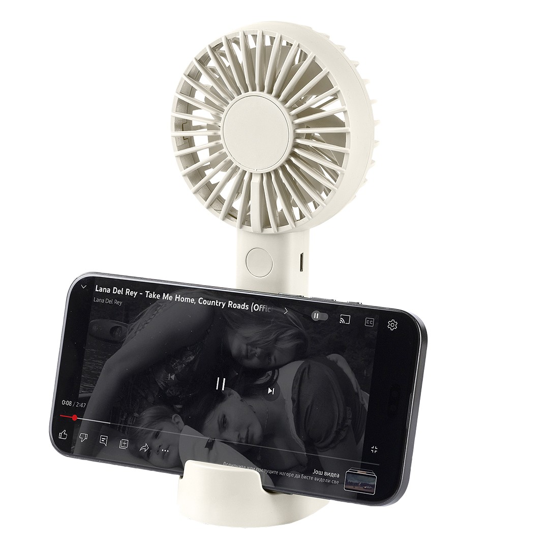 ventilator sa 3 brzine i držač za telefon - VORTEX