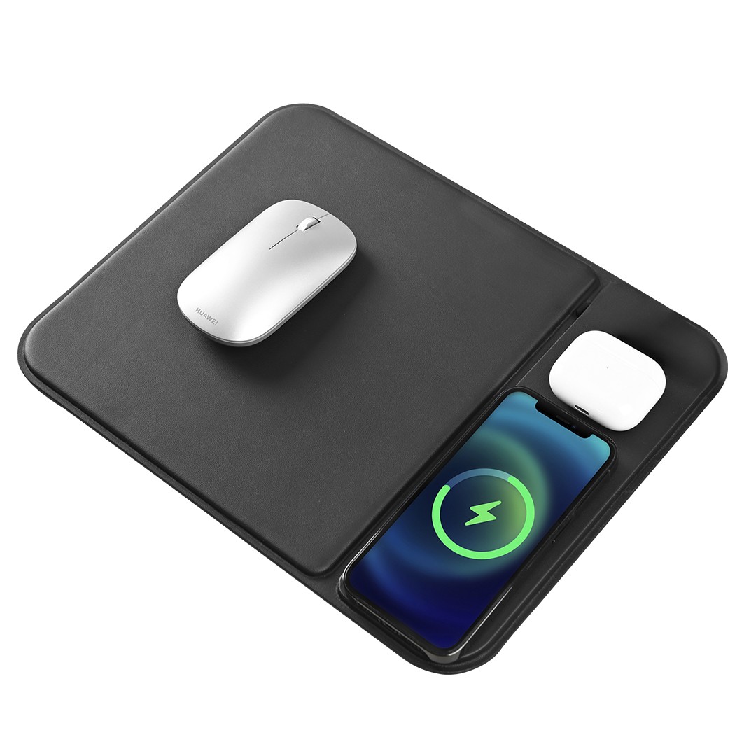 podloga za kompjuterskog miša i bežični punjač - POINT PAD 3IN1
