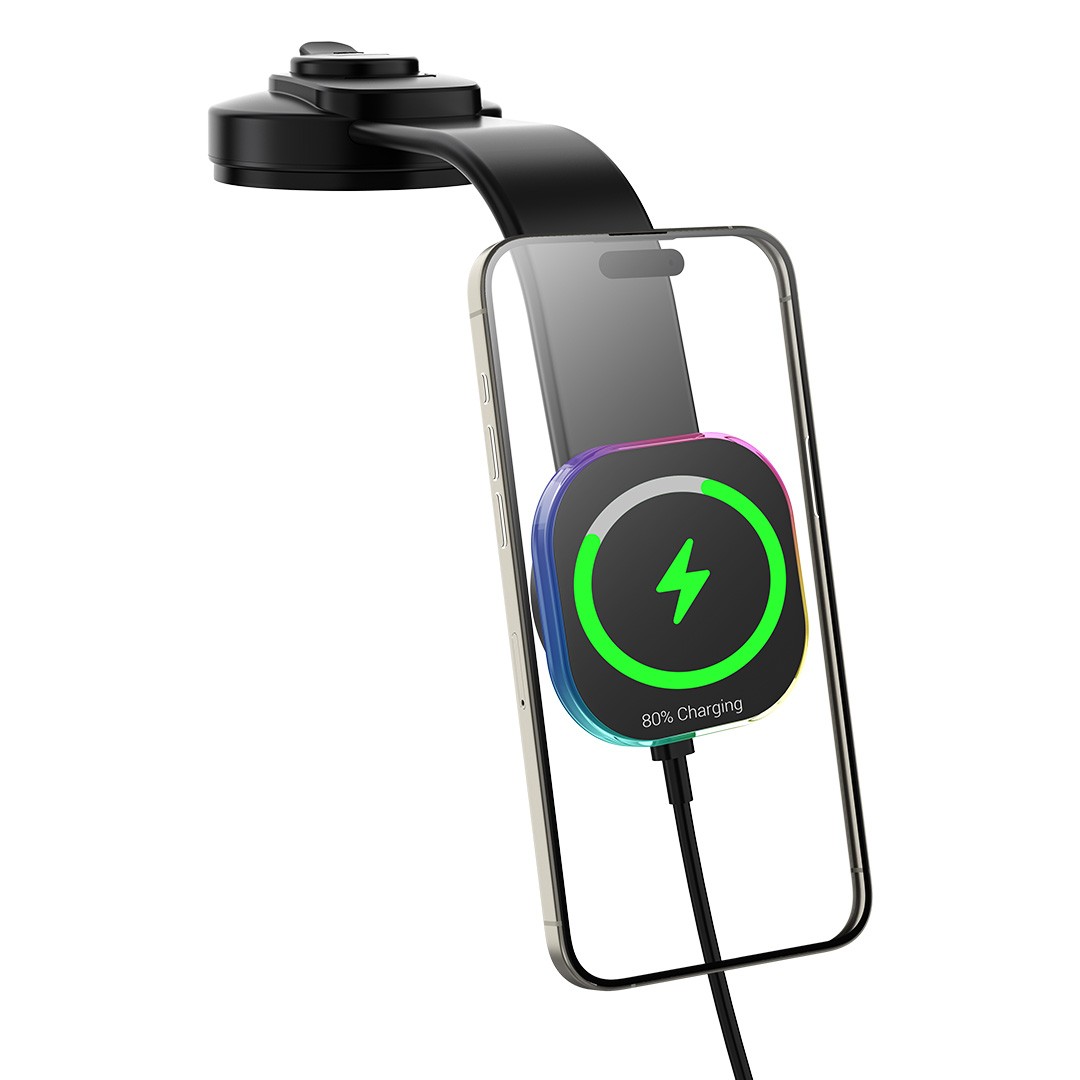 držač i bežični punjač mobilnih telefona za automobil - HOOK