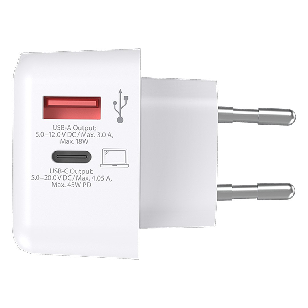 zidni punjač 45 w - EU USB CHARGER AC 45PD