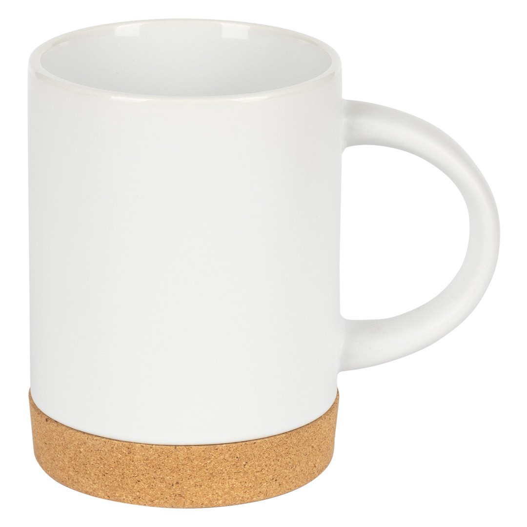 keramička šolja za sublimaciju sa dnom od plute - JAVA SUBLI, 300ML