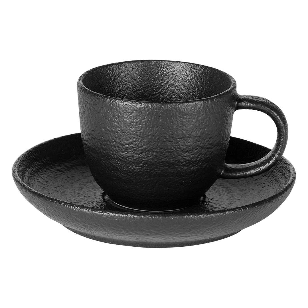 set od dve keramičke šolje za espresso sa tacnama - TRIBECA MINI