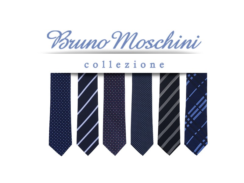 poklon set od 6 kravata - BRUNO AZZURRO