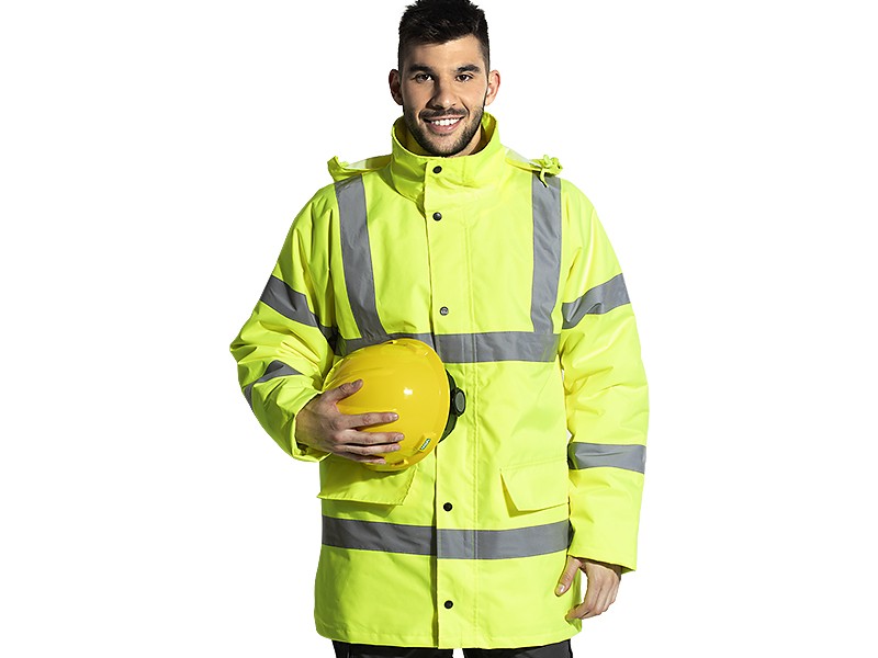 zaštitna fluorescentna zimska jakna - TRAFFIC