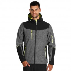 softshell jakna sa kapuljačom - PANTHER GREY JACKET